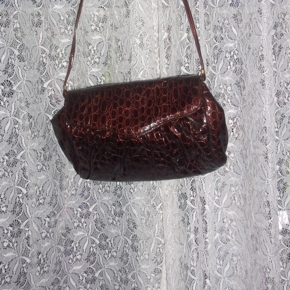 Faux Snake Skin Shoulder bag with Glaze - Picture 1 of 1